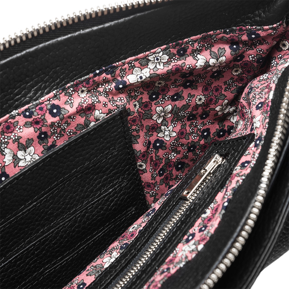 Greta Schwarz Schultertasche